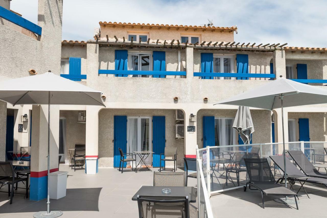 Hotel Le Bleu Marine Сент-Мари-де-ла-Мер Экстерьер фото